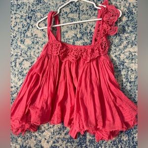 free people tank adorable and worn once